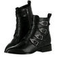 Restyle - Cathedralis - Buckle Winkle-Picker Classic Goth Boots