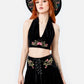 Restyle - Dark Botany - Womens Mini Skirt