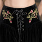 Restyle - Dark Botany - Womens Mini Skirt