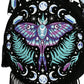 Restyle - Enchanted Forest - Zauberhafte Hobo-Tasche mit Motten-Stickerei