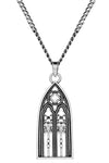 Restyle - Enchanted Ruins Necklace - Silver Pendant Necklace