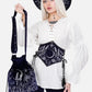 Restyle - Lunar Eclipse - Gothic Bucket Bag Handbag