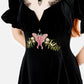 Restyle - Midnight Floral - Cottagecore Mini Dress