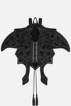 Restyle - Obsidian Moth - Grey Suede Whimsical | Gothic Backpack