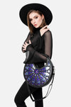 Restyle - Sacred Rose - Gothic Handbag with Stained Glass Effect