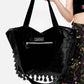 Restyle - Enchanted Forest - Zauberhafte Hobo-Tasche mit Motten-Stickerei