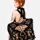 Restyle - Enchanted Forest - Zauberhafte Hobo-Tasche mit Motten-Stickerei