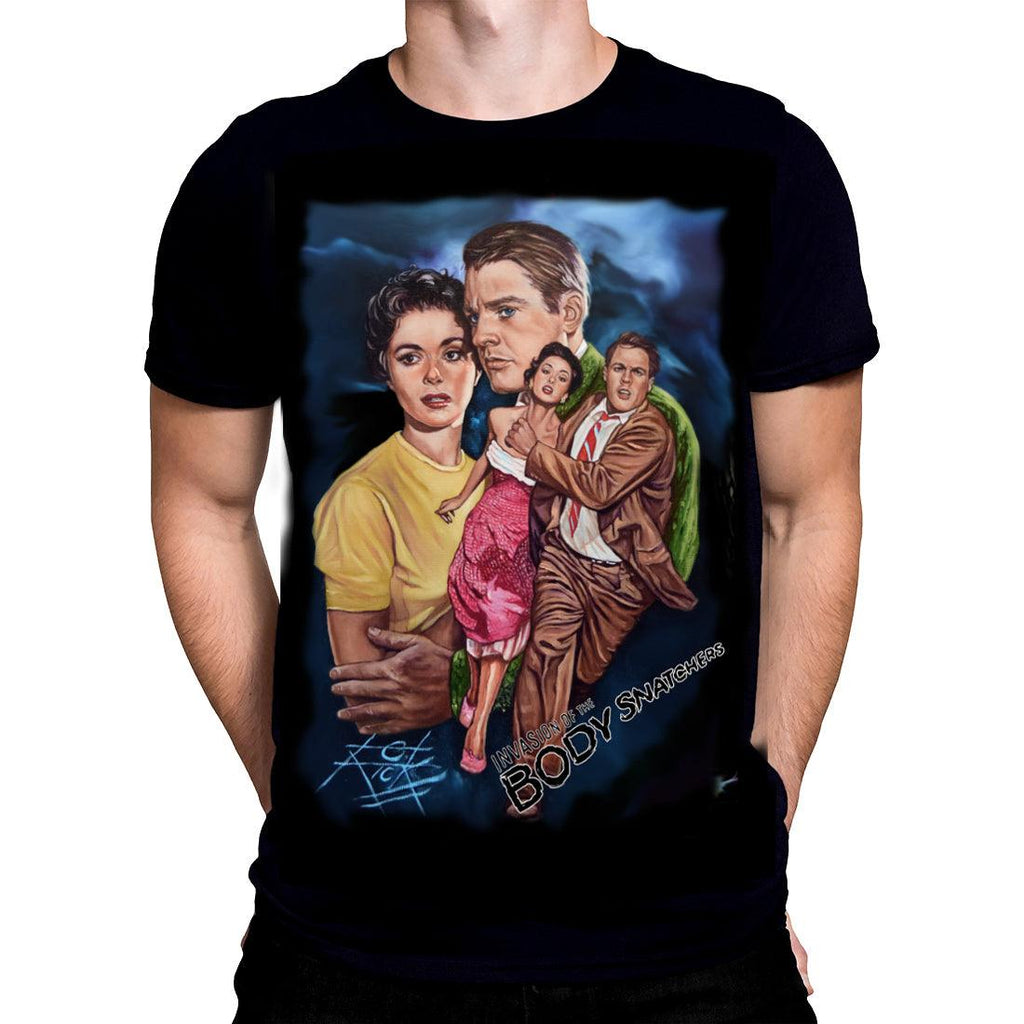 Invasion Of The Bodysnatchers - Movie Art by Rick Melton - T-Shirt - Wild Star Hearts 