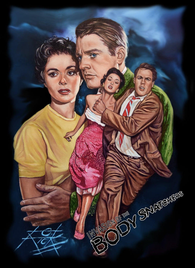 Invasion Of The Bodysnatchers - Movie Art by Rick Melton - T-Shirt - Wild Star Hearts 