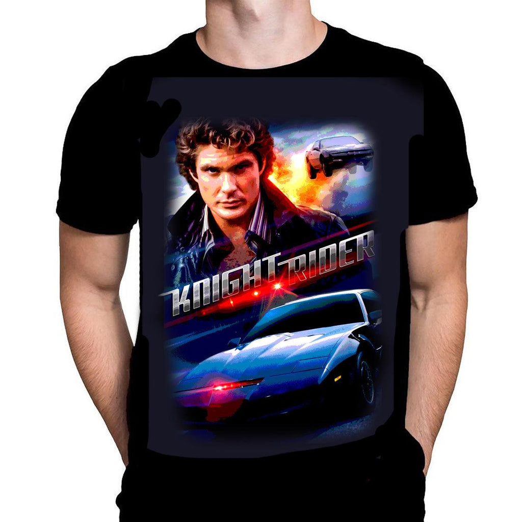 Knight-Rider - Classic 80's TV Series- T-Shirt - Wild Star Hearts 