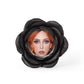 Alchemy Gothic Décoration d'Intérieur - Rose de Nuit - Cadre Photo Noir 10x10 cm