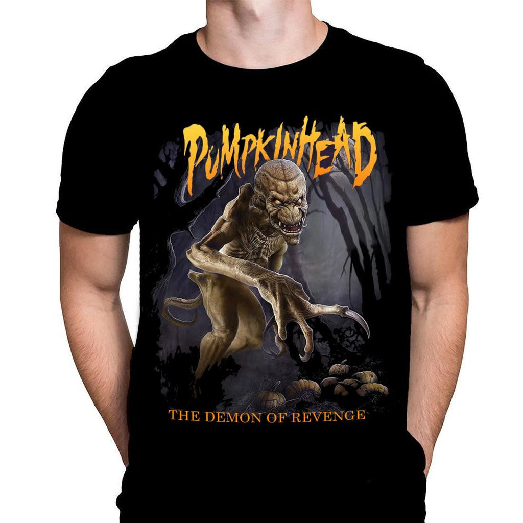 Pumpkin Head T-Shirt Worn by Model