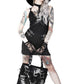 Restyle - Collared Pinstripe - Pinstripe Mini Dress - Wild Star Hearts 