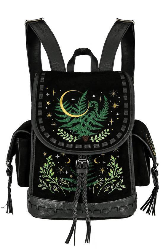 Restyle - HERBAL BACKPACK - School / Work / Travel Bag - Wild Star Hearts 