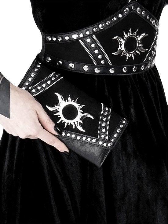 Restyle - TRIPLE GODDESS - Wallet Clutch Bag - Wild Star Hearts 