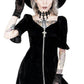 Restyle - Velvet Sweetheart Dress - Black Velvet Dress - Wild Star Hearts 