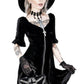 Restyle - Velvet Sweetheart Dress - Black Velvet Dress - Wild Star Hearts 