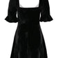 Restyle - Velvet Sweetheart Dress - Black Velvet Dress - Wild Star Hearts 