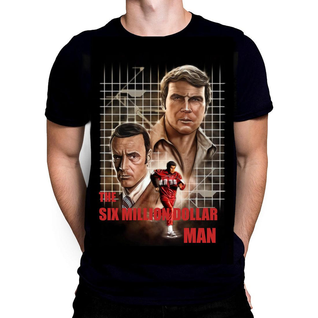 Six Million Dollar Man - TV Series Art - T-Shirt - Wild Star Hearts 