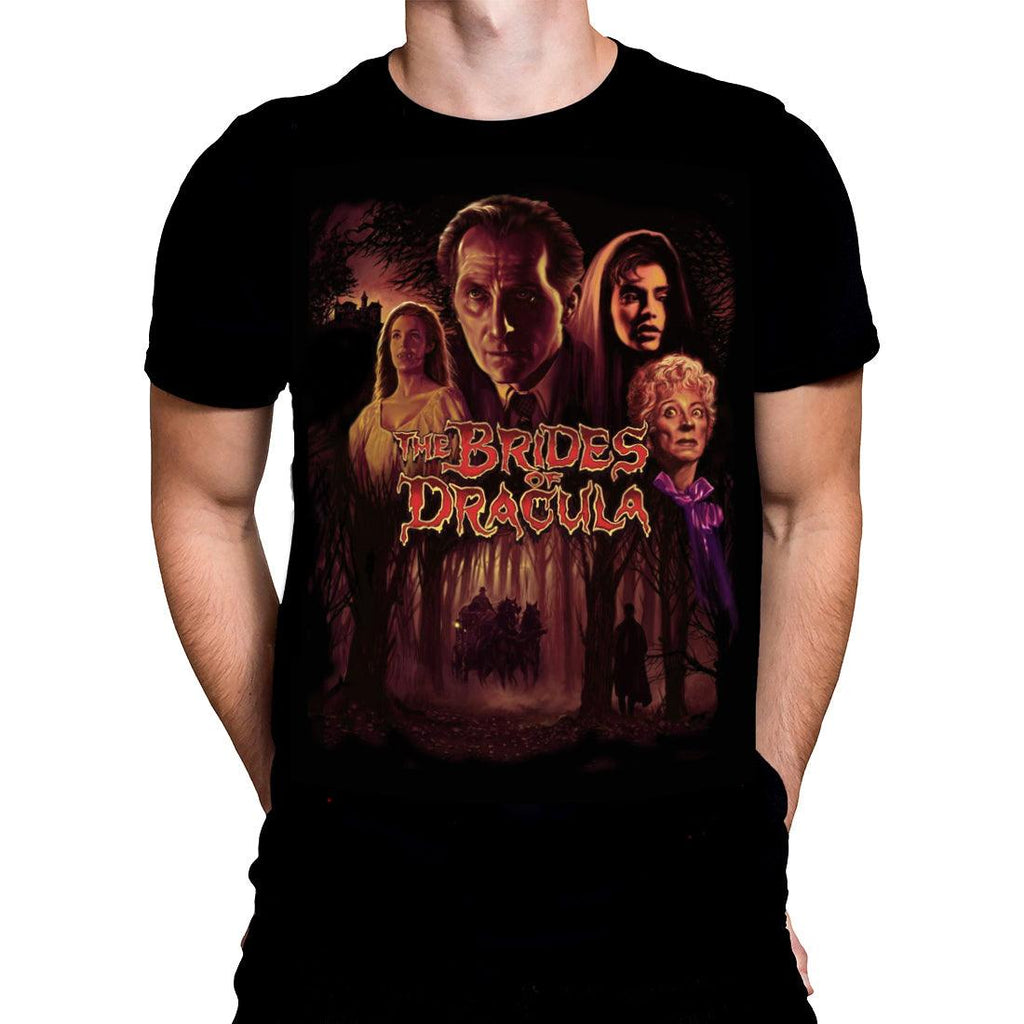 THE BRIDES OF DRACULA - Movie Art - T-Shirt - Wild Star Hearts 