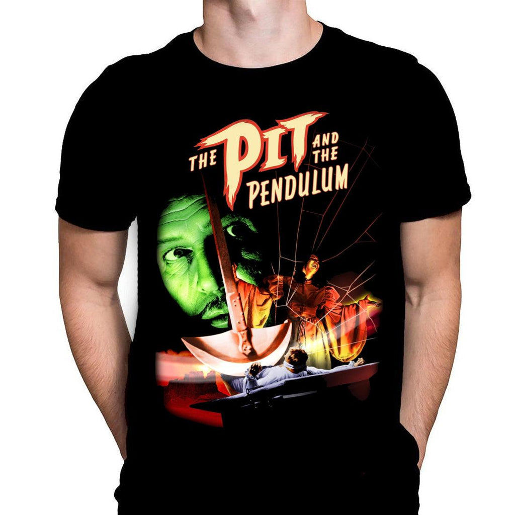 The Pit And The Pendulum - Classic Horror Movie Art - T-Shirt - Wild Star Hearts 