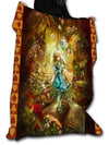 Wild Star - ALICE IN WONDERLAND Fleece Blanket / Throw / Tapestry - Wild Star Hearts 