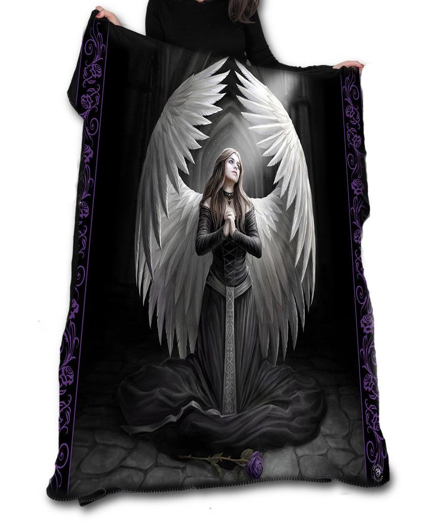 Wild Star - Anne Stokes - PRAYER FOR THE FALLEN - Fleece, Throw, Tapestry - Wild Star Hearts 