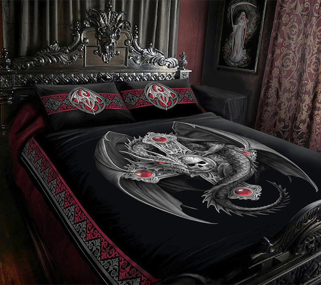 Image of Duvet Cover Set shown on a Bed