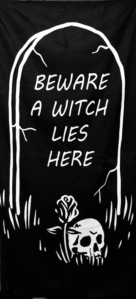 Wild Star Hearts - A Witch Lies Here - Beach Towel - Wild Star Hearts 