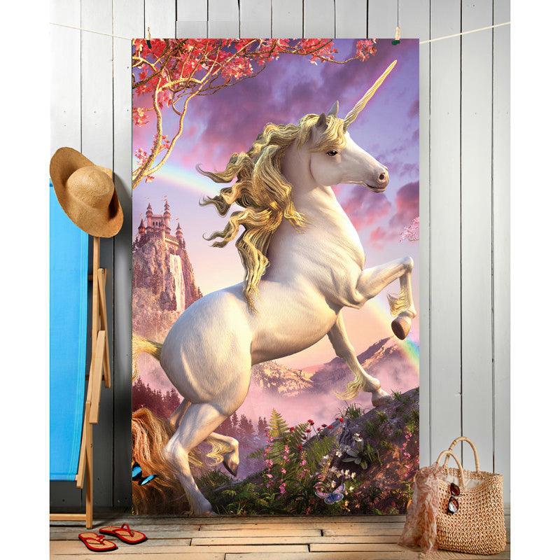 Image of Awesome Unicorn Beach Towel