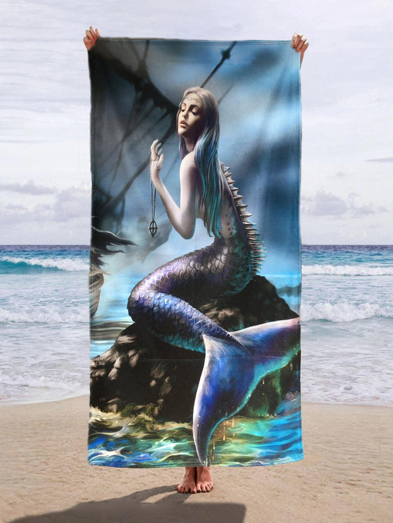 Wild Star Hearts - Soul Purpose - Beach Towel - Anne Stokes Art - Wild Star Hearts 