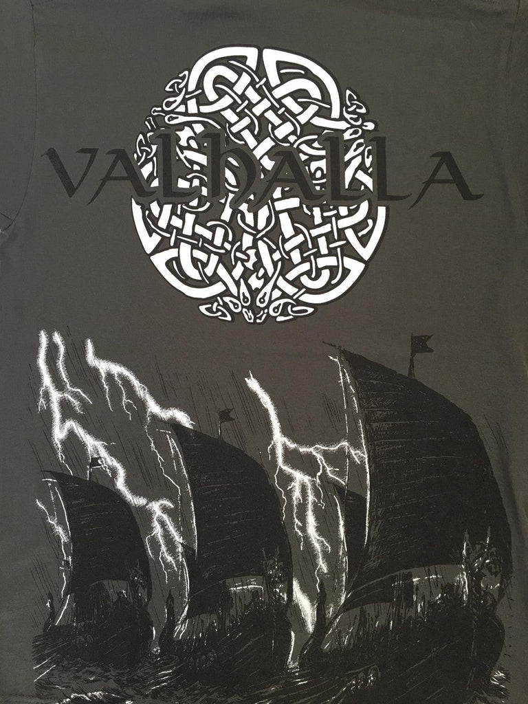 Wild Star Hearts - VIKING THUNDER - Mens Dark Grey T-Shirt - Wild Star Hearts 