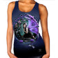 Image of Front of Goth Top on Model