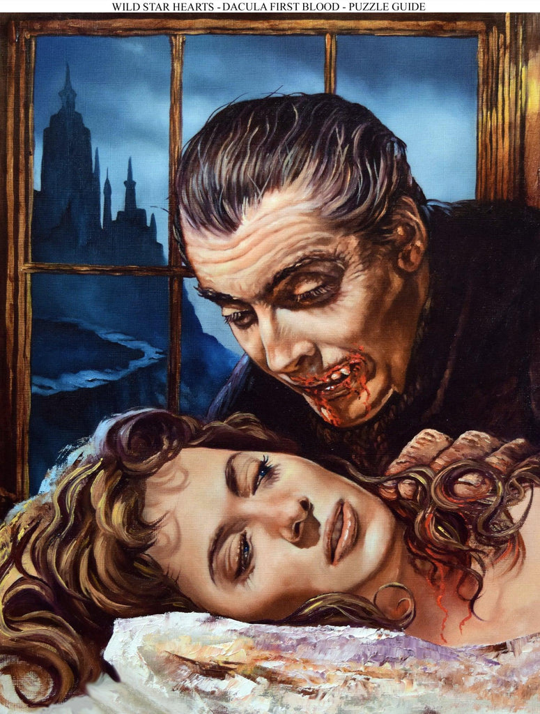 WSH - Dracula First Blood - 1000 piece jigsaw by Rick Melton - Wild Star Hearts 