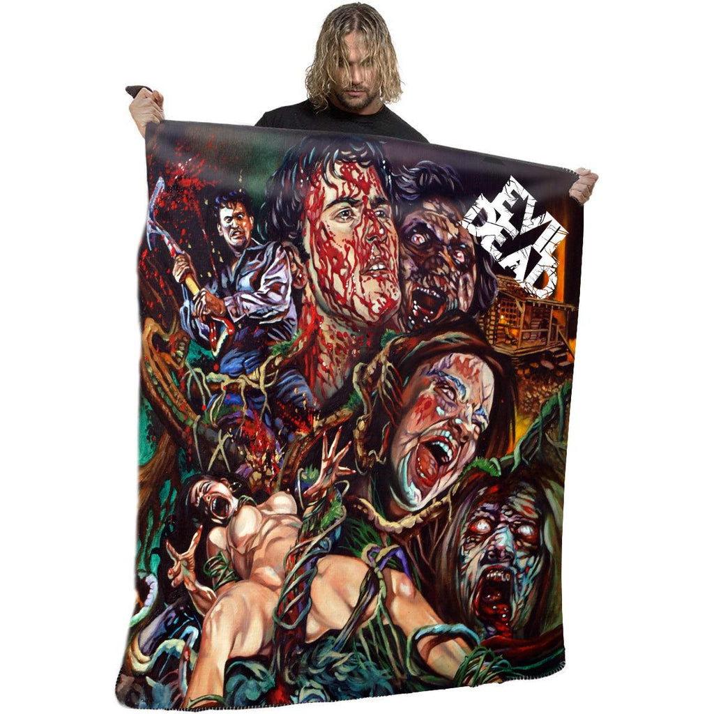 WSH - Evil Dead - Fleece Blanket / Throw / Tapestry - Wild Star Hearts 