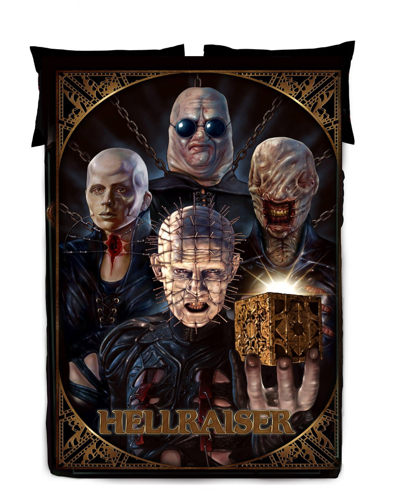 WSH - HELLRAISER - Twin Bedspread Top Cover / Trow / Fleece by Peter Panayis - Wild Star Hearts 