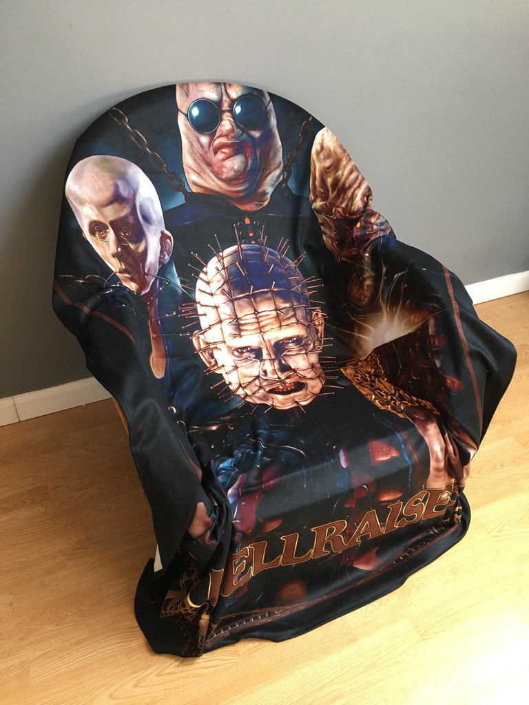 WSH - HELLRAISER - Twin Bedspread Top Cover / Trow / Fleece by Peter Panayis - Wild Star Hearts 