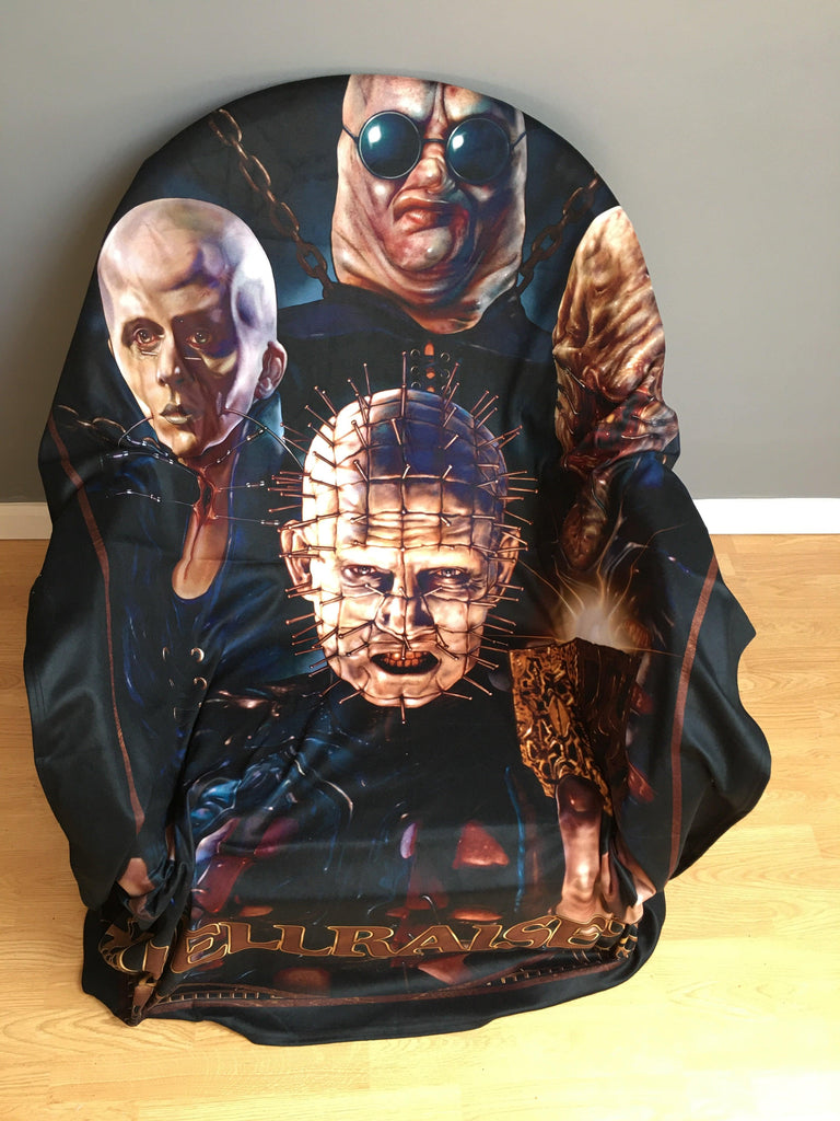 WSH - HELLRAISER - Twin Bedspread Top Cover / Trow / Fleece by Peter Panayis - Wild Star Hearts 