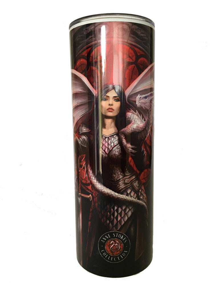 WSH - Valour Collage - Skinny Tumbler - Anne Stokes Art - Wild Star Hearts 