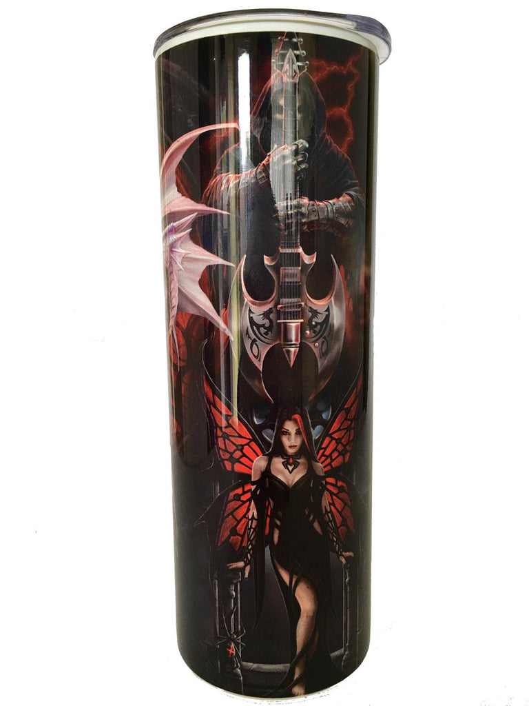 WSH - Valour Collage - Skinny Tumbler - Anne Stokes Art - Wild Star Hearts 